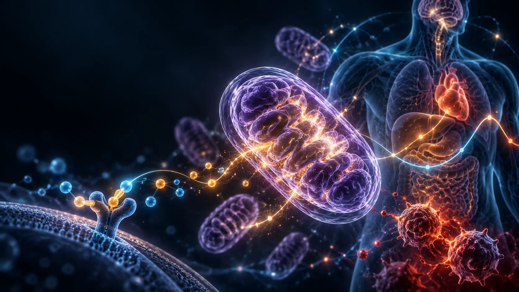 cell-receptor-mitochondria-organs-blood-cell
