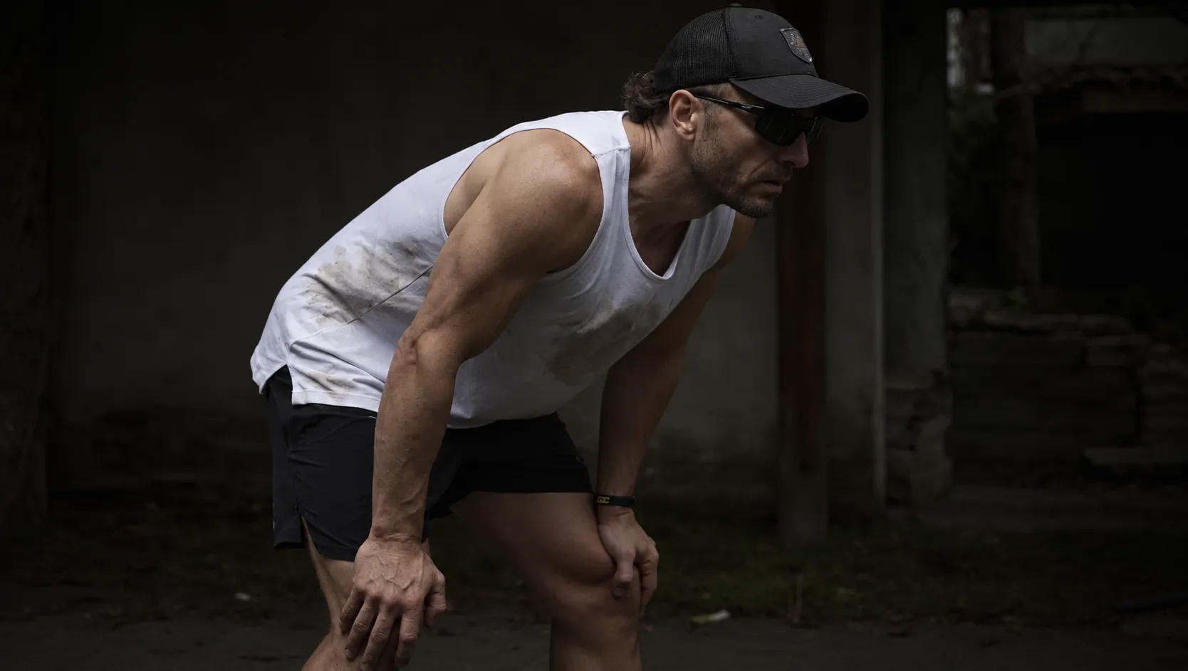 Damien après un entraînement, illustrant l'évolution de la récupération avec l'âge